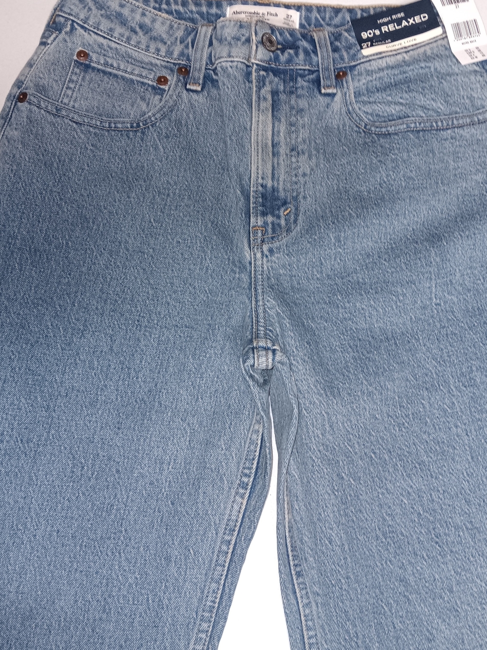 Abercrombie & Fitch Light Blue Straight Leg Jeans